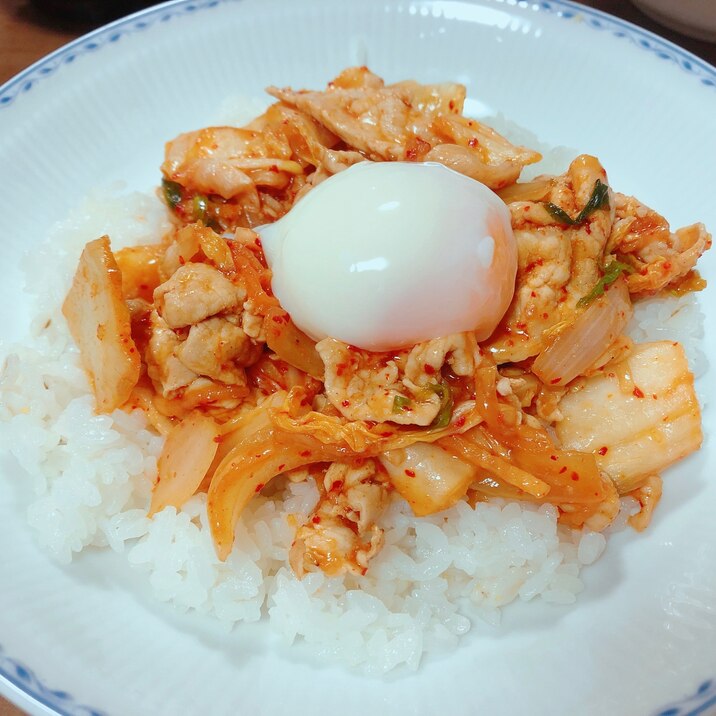 簡単！豚キムチ丼